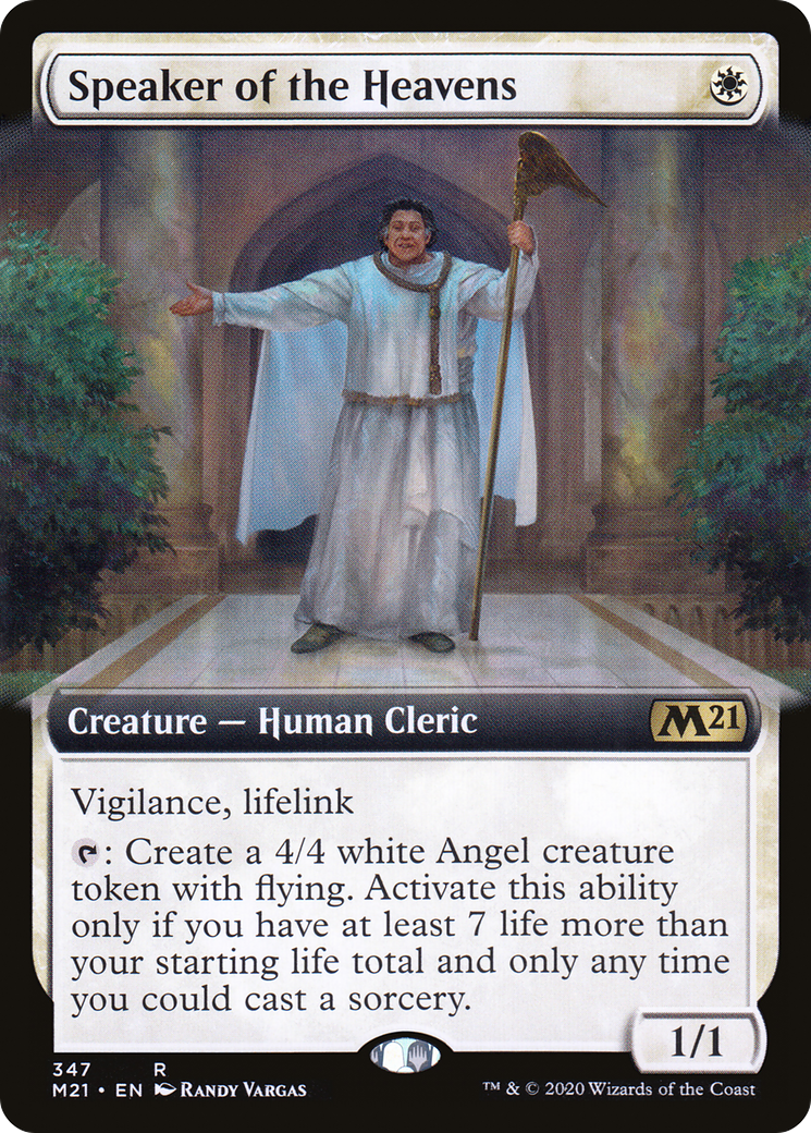 Speaker of the Heavens (Extended Art) [Core Set 2021] Foil