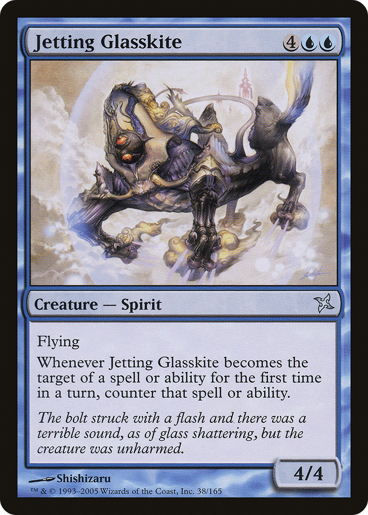 Jetting Glasskite [Betrayers of Kamigawa] Foil
