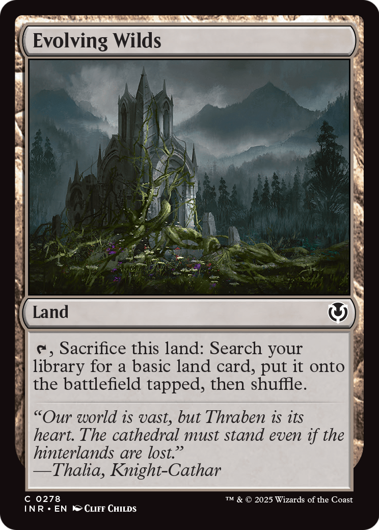 Evolving Wilds (-278) [Innistrad Remastered]  Foil