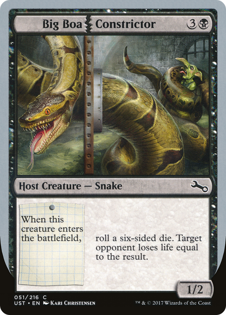 Big Boa Constrictor [Unstable] Foil