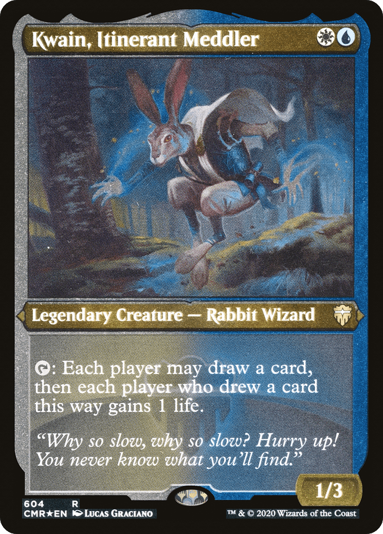 Kwain, Itinerant Meddler (604) [Commander Legends]  Foil