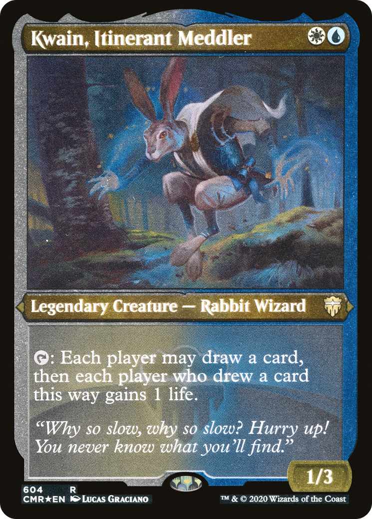 Kwain, Itinerant Meddler (604) [Commander Legends]  Foil