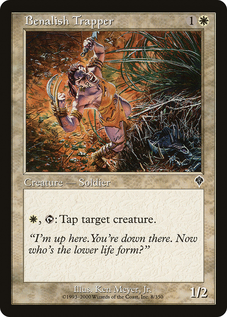 Benalish Trapper [Invasion] Foil