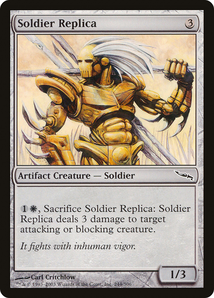 Soldier Replica [Mirrodin] Foil