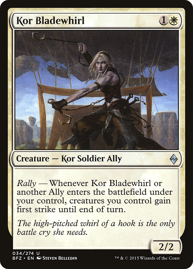 Kor Bladewhirl [Battle for Zendikar] Foil