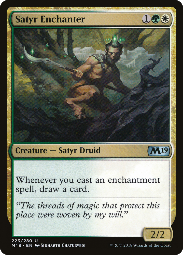 Satyr Enchanter [Core Set 2019] Foil