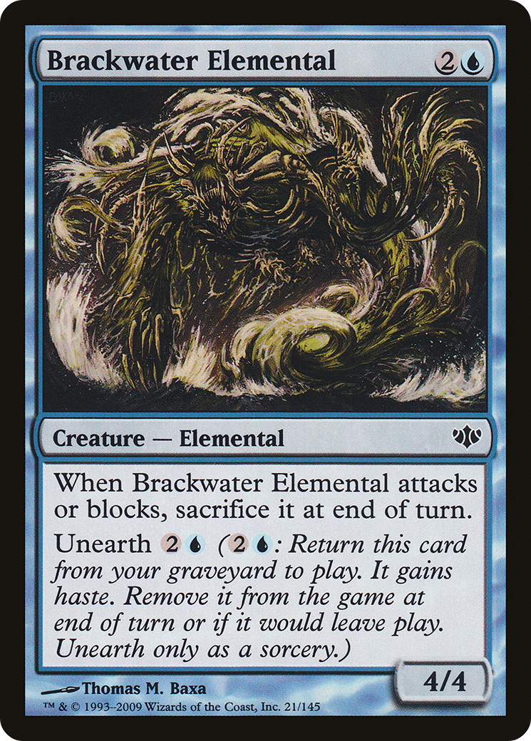 Brackwater Elemental [Conflux] Foil