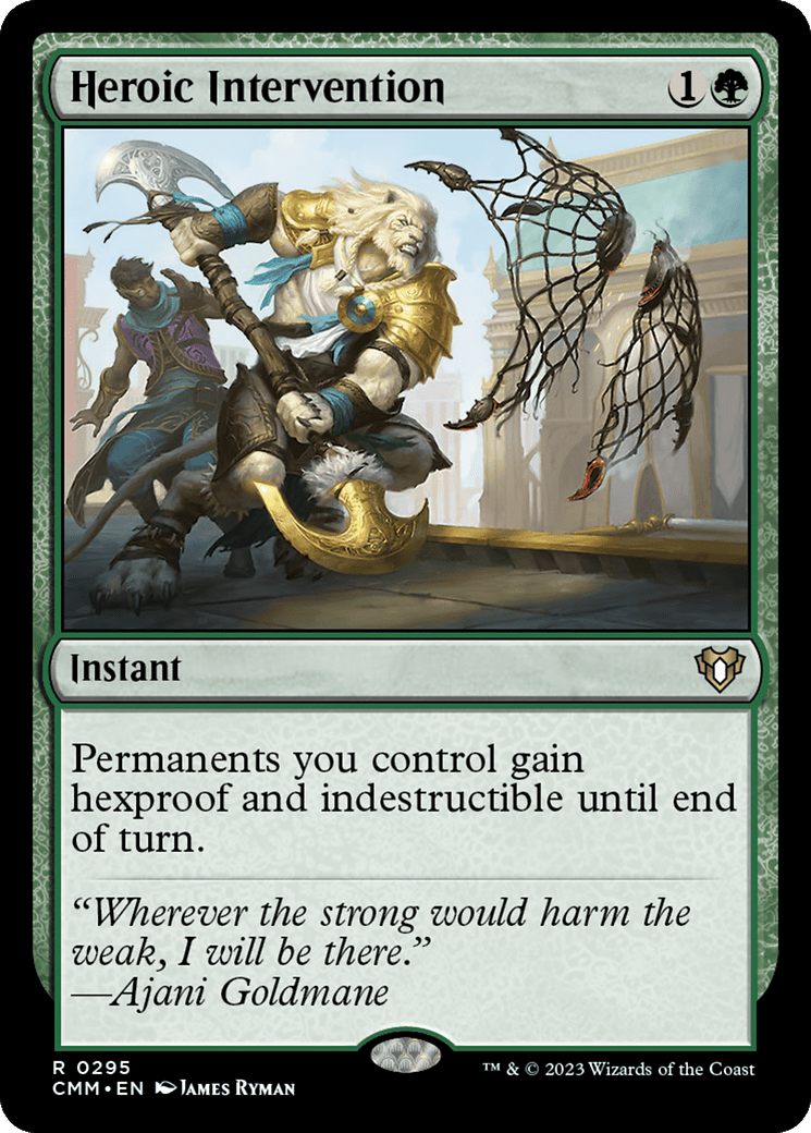 Heroic Intervention [Commander Masters] Foil