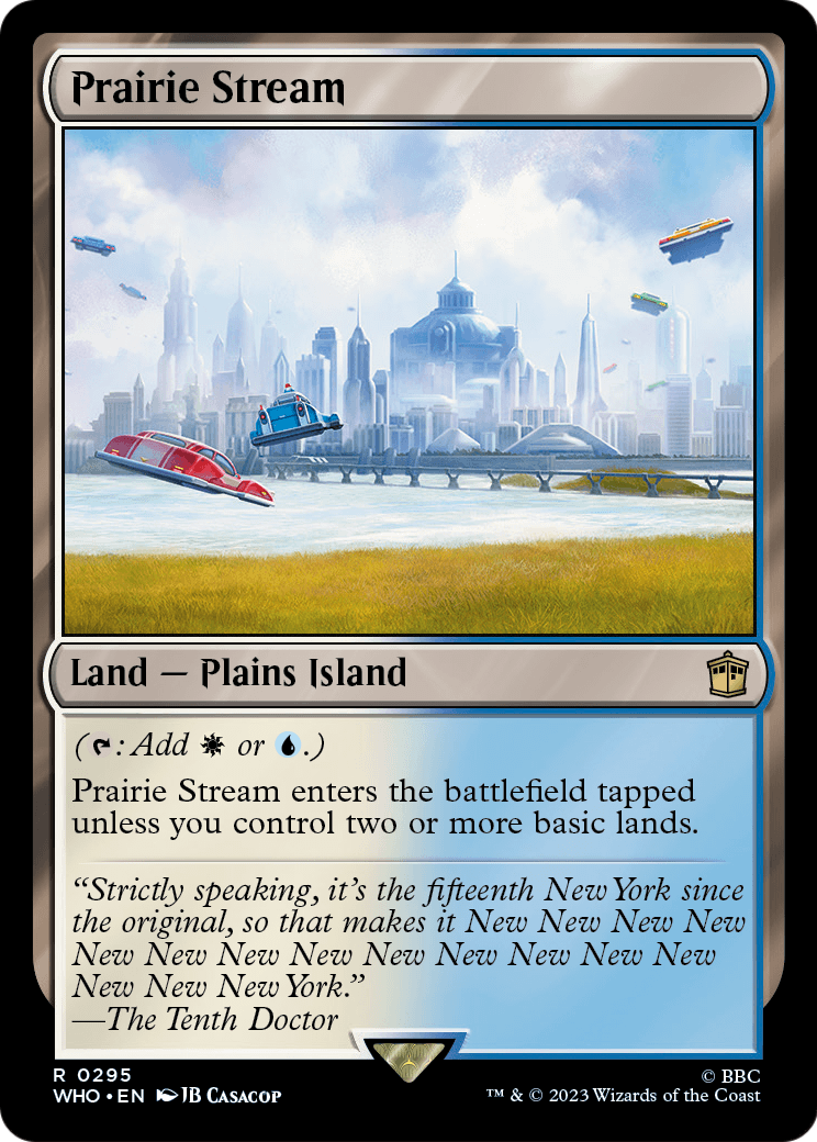 Prairie Stream [Doctor Who] Foil