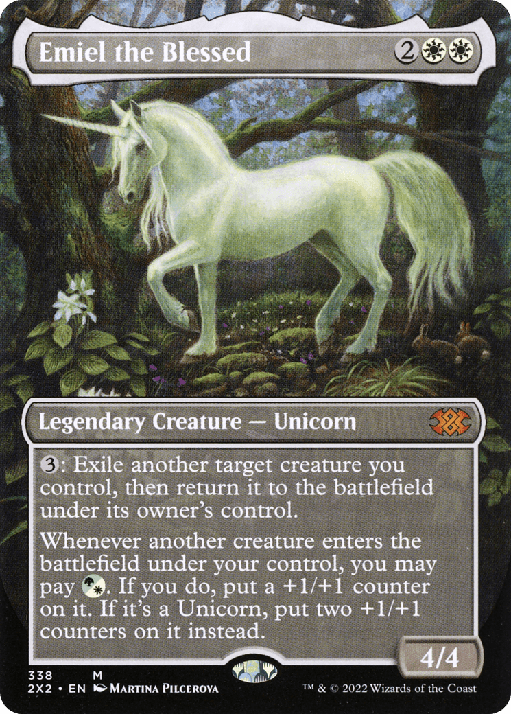 Emiel the Blessed (Borderless Alternate Art) [Double Masters 2022] Foil