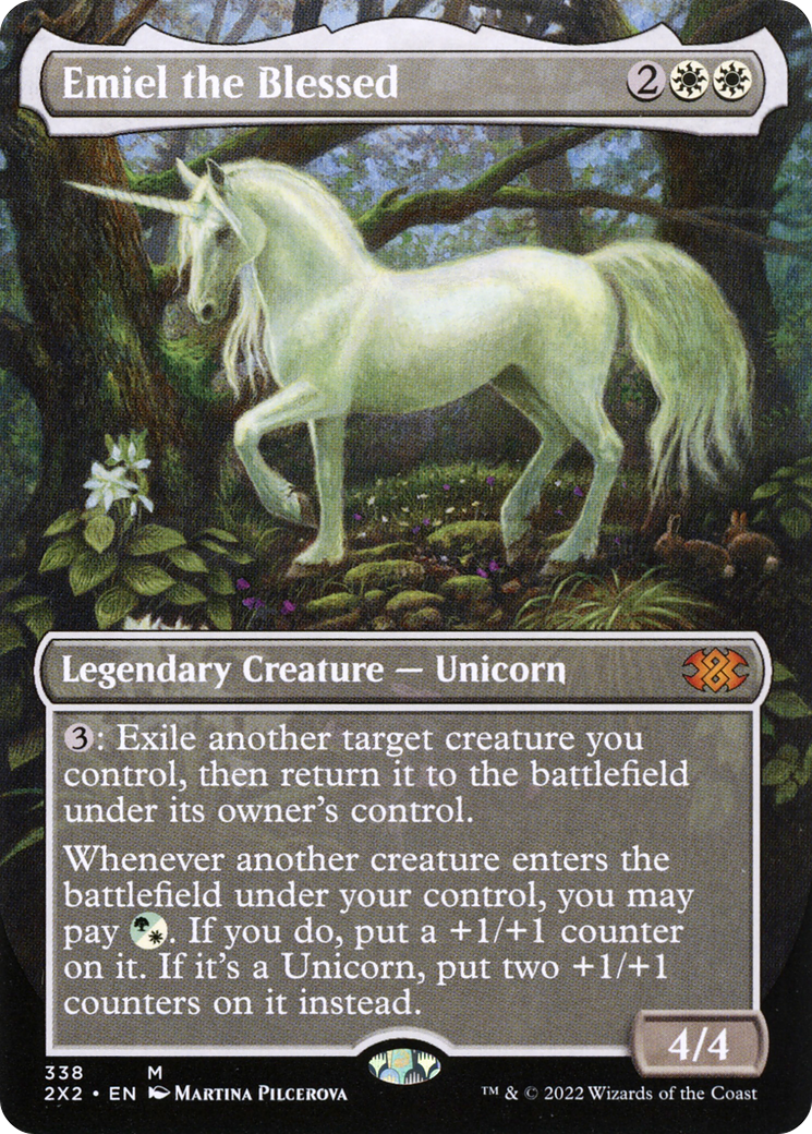 Emiel the Blessed (Borderless Alternate Art) [Double Masters 2022] Foil