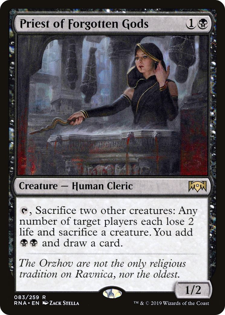 Priest of Forgotten Gods [Ravnica Allegiance] Foil