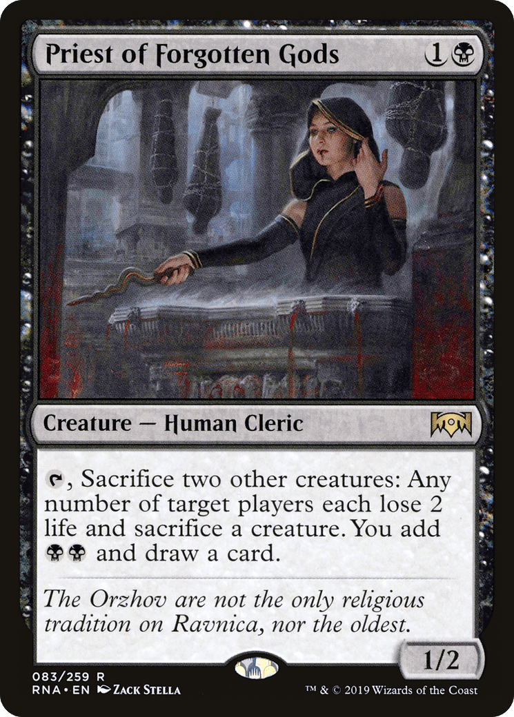 Priest of Forgotten Gods [Ravnica Allegiance] Foil