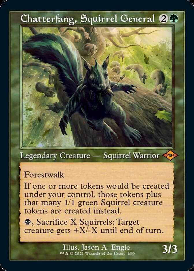 Chatterfang, Squirrel General (Retro) [Modern Horizons 2] Foil