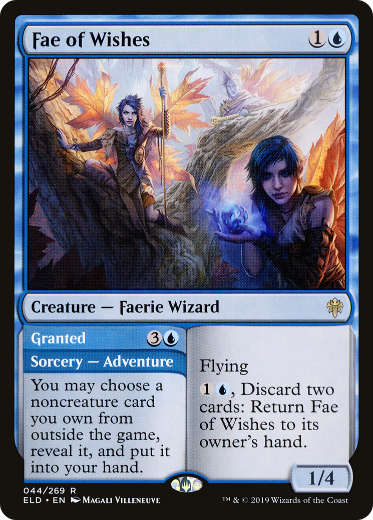 Fae of Wishes // Granted (ELD-044) - Throne of Eldraine Foil