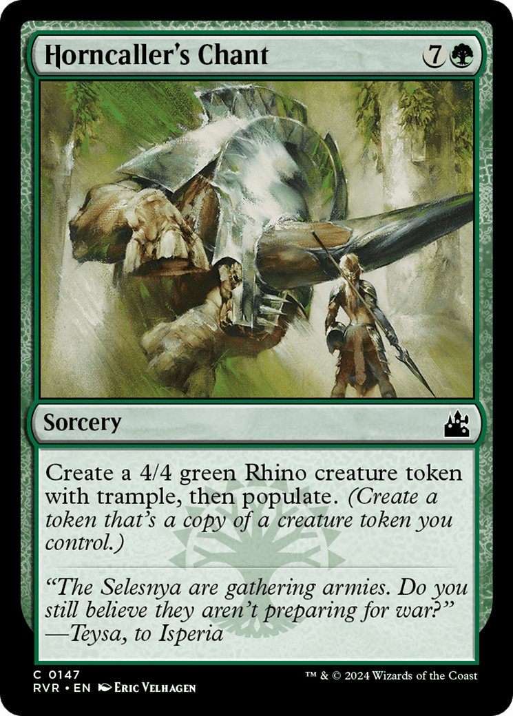 Horncaller's Chant [Ravnica Remastered] Foil