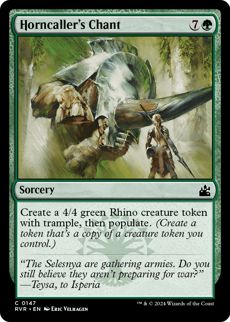 Horncaller's Chant [Ravnica Remastered] Foil