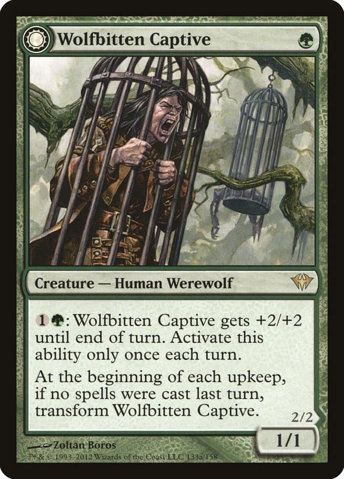 Wolfbitten Captive // Krallenhorde Killer [Dark Ascension] Foil