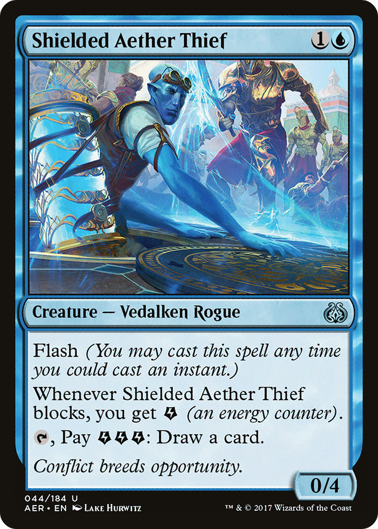 Shielded Aether Thief [Aether Revolt] Foil