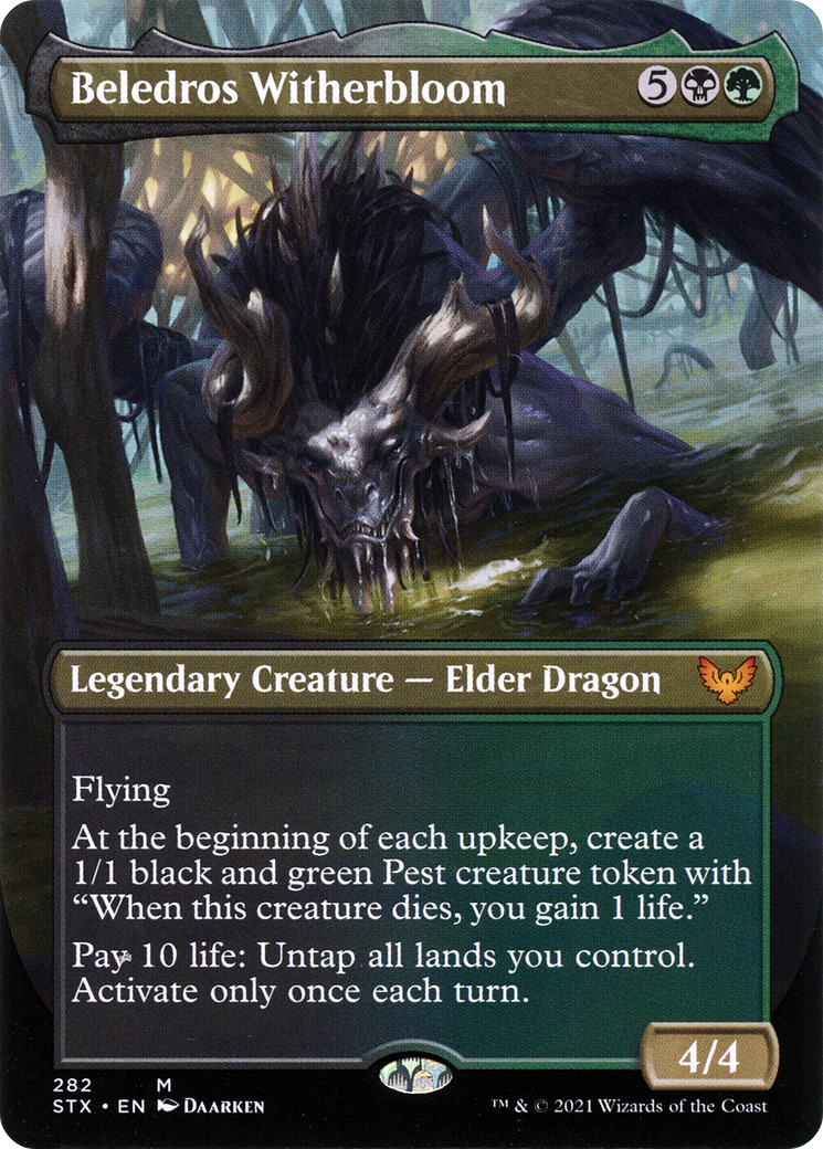 Beledros Witherbloom (Borderless Alternate Art) [Strixhaven: School of Mages] Foil