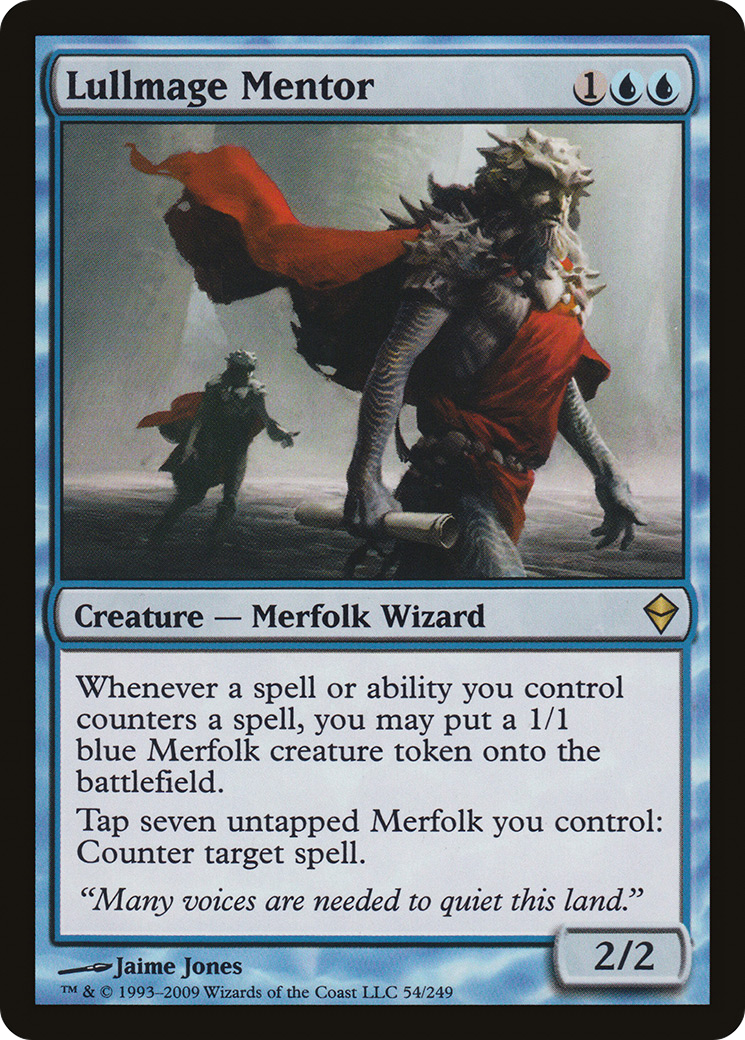 Lullmage Mentor [Zendikar] Foil