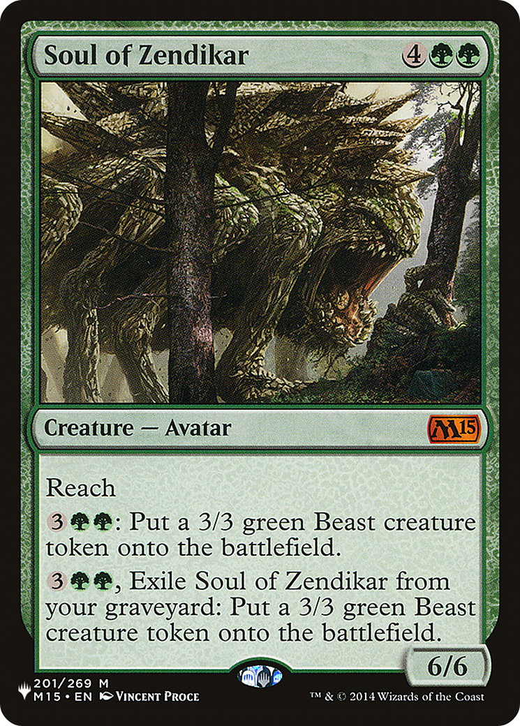 Soul of Zendikar |  (M15-201) [The List]