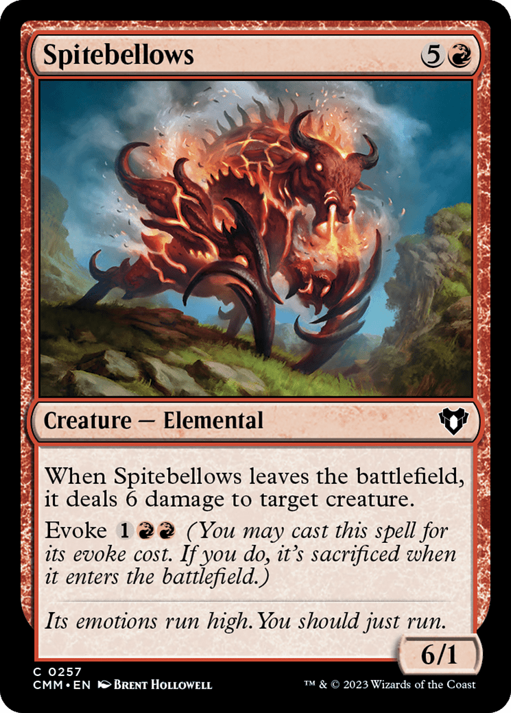 Spitebellows [Commander Masters] Foil