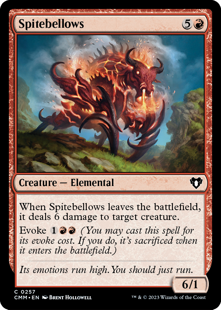 Spitebellows [Commander Masters] Foil