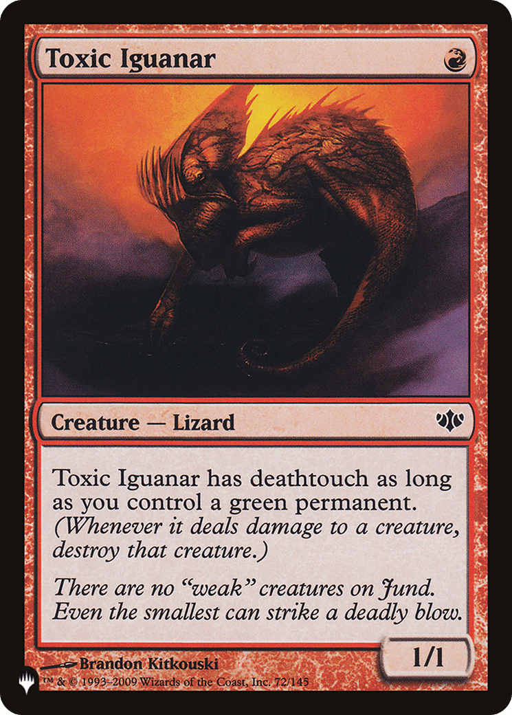 Toxic Iguanar |  (CON-72) [The List]