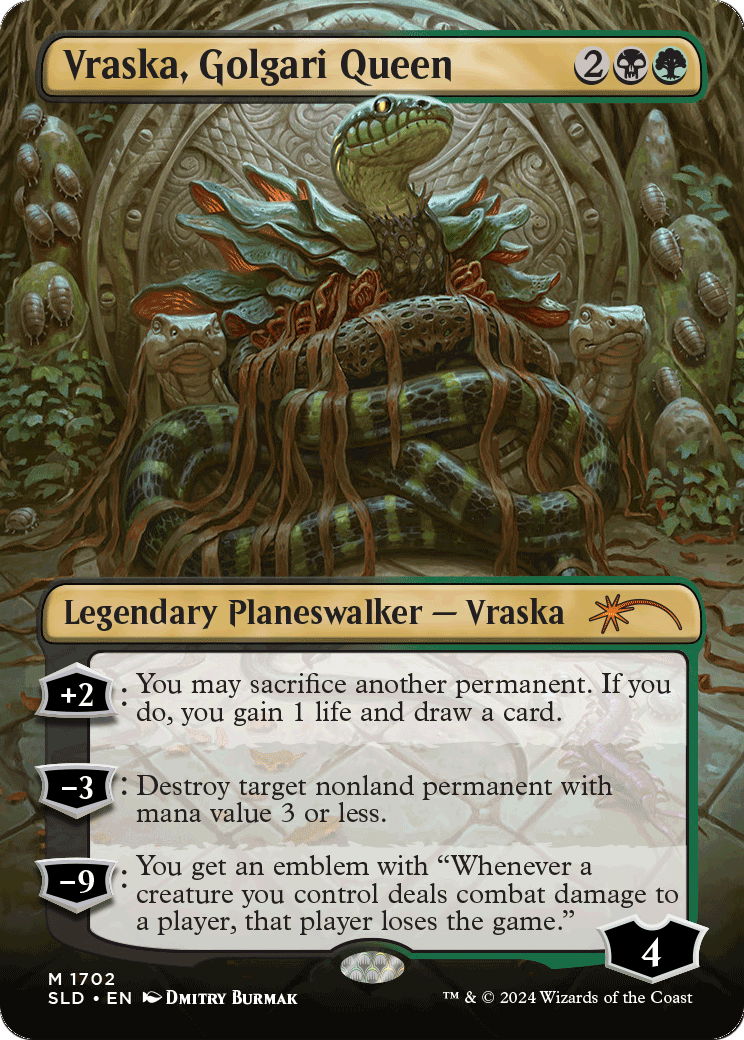 Vraska, Golgari Queen (1702) (Rainbow Foil) [Secret Lair Drop Series]