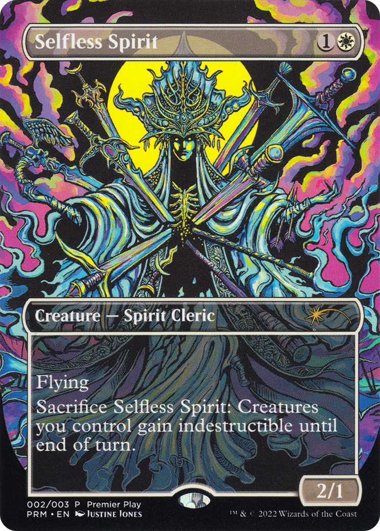 Selfless Spirit (Borderless Alternate-Art) [Regional Championship Qualifiers 2022] Foil