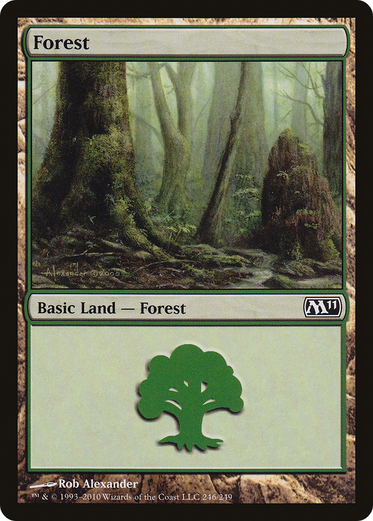 Forest (246) [Magic 2011] Foil