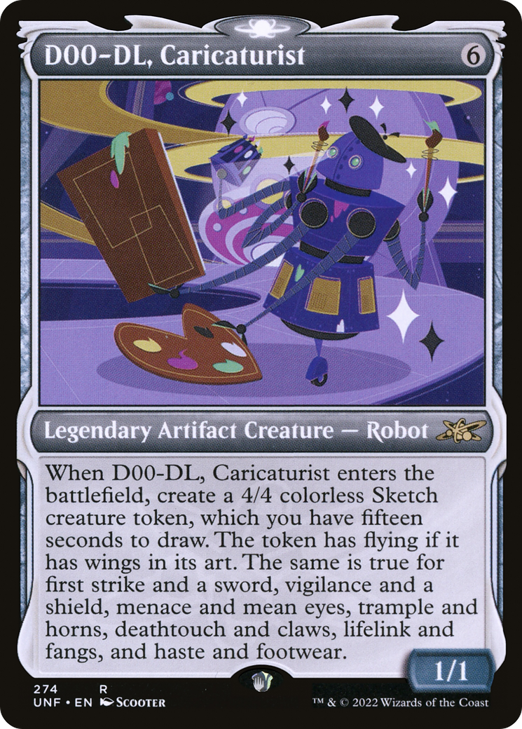 D00-DL, Caricaturist (Showcase) [Unfinity] Foil