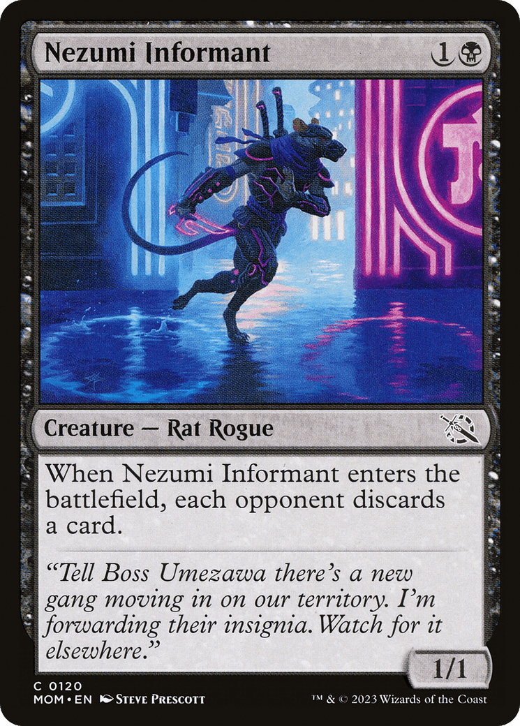 Nezumi Informant [March of the Machine] Foil