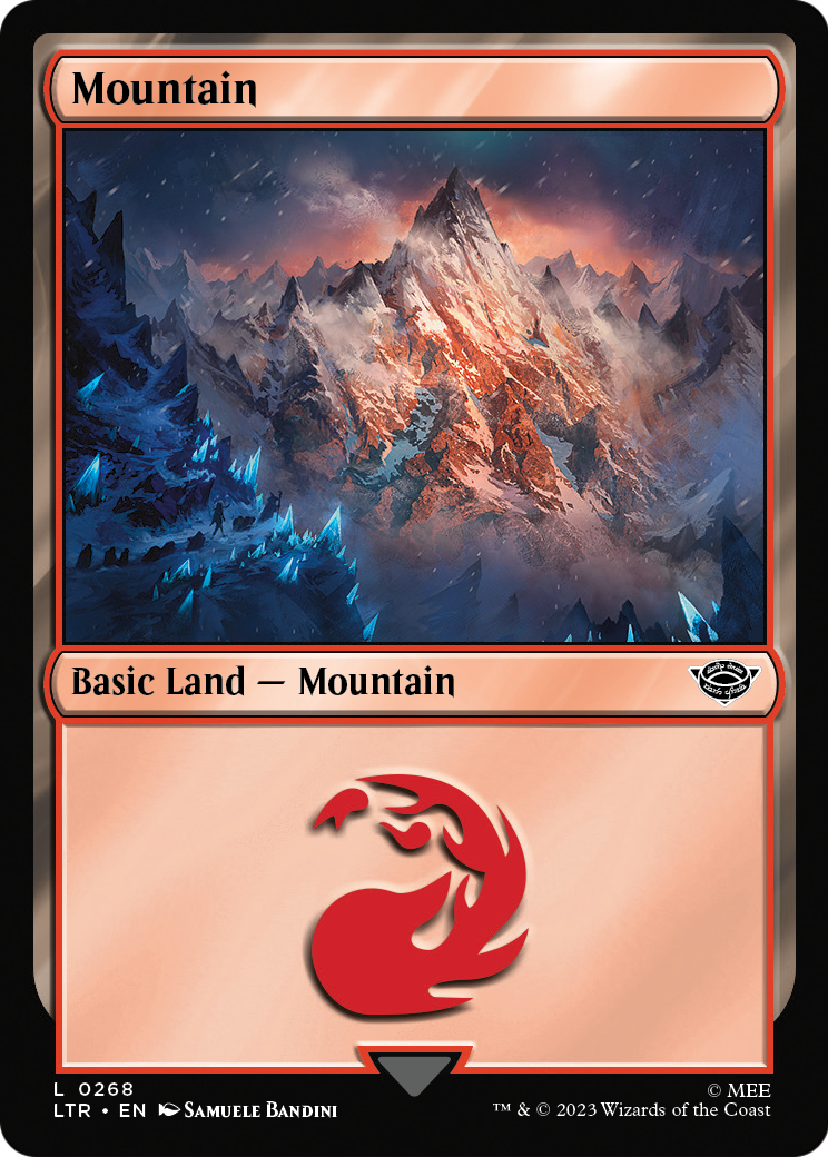 Mountain (268) [The Lord of the Rings: Tales of Middle-Earth] Foil