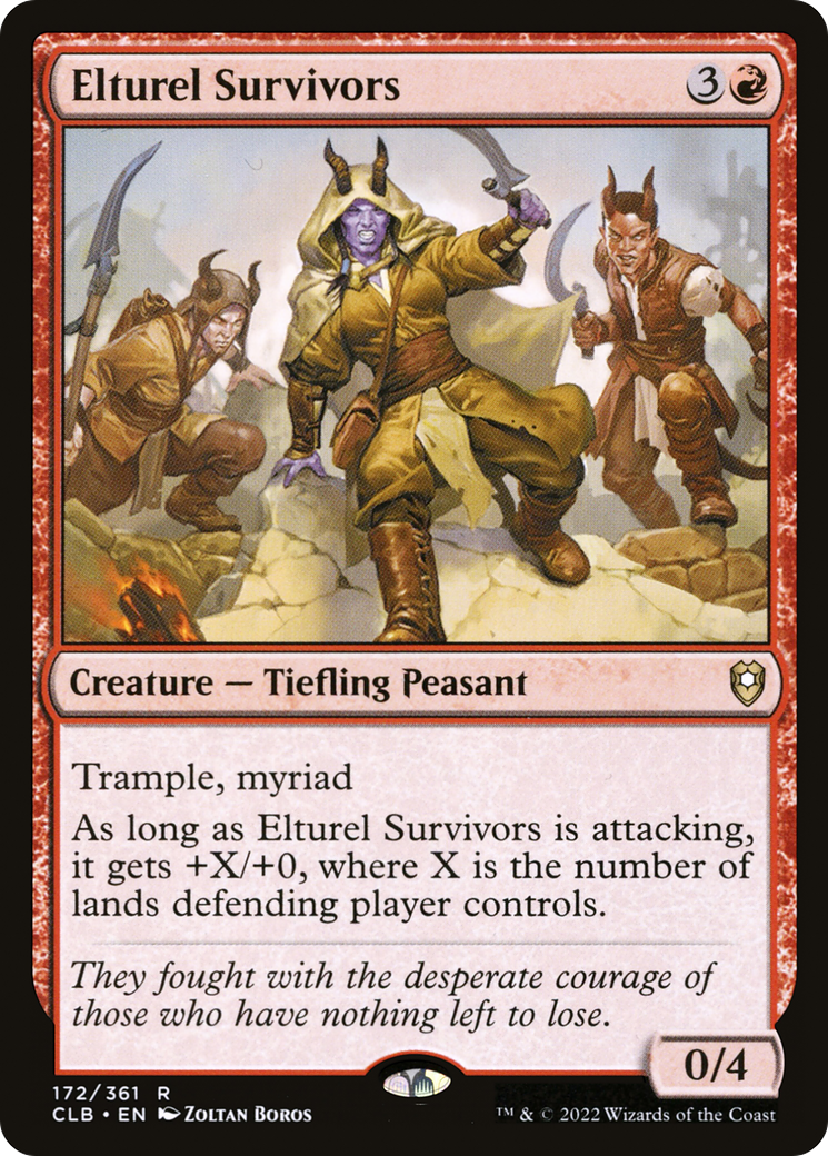 Elturel Survivors [Commander Legends: Battle for Baldur's Gate] Foil