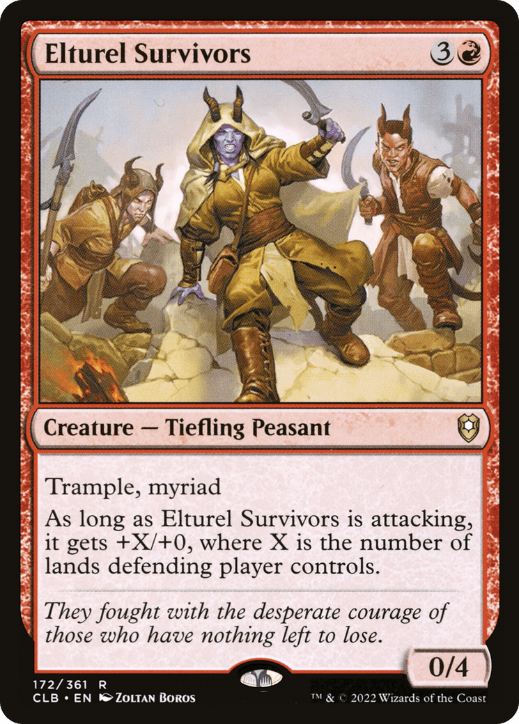Elturel Survivors [Commander Legends: Battle for Baldur's Gate] Foil