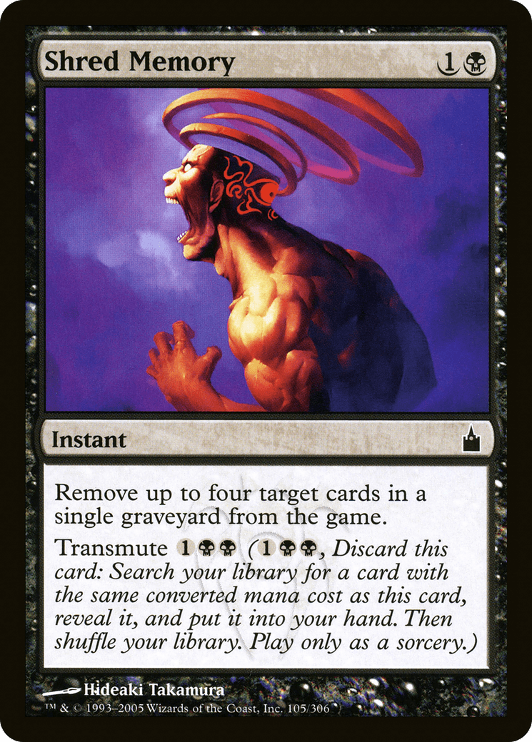 Shred Memory [Ravnica: City of Guilds] Foil
