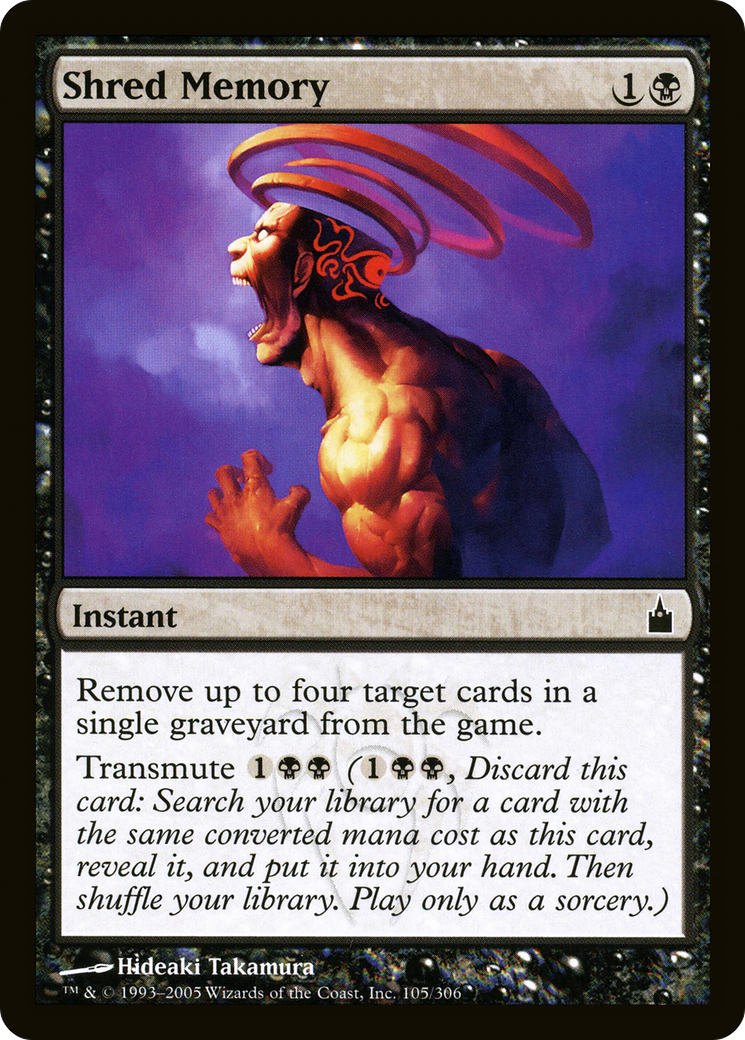 Shred Memory [Ravnica: City of Guilds] Foil