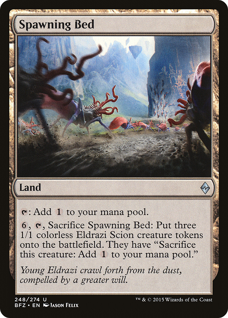 Spawning Bed [Battle for Zendikar] Foil