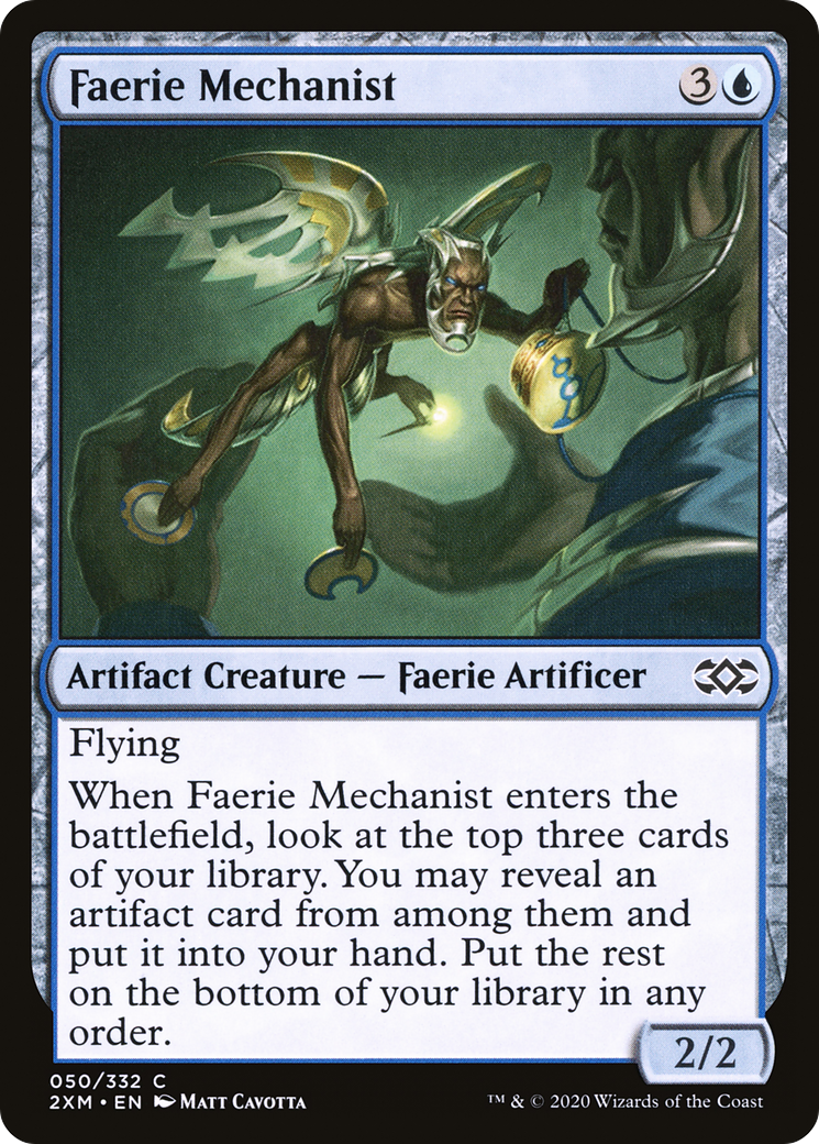 Faerie Mechanist [Double Masters] Foil