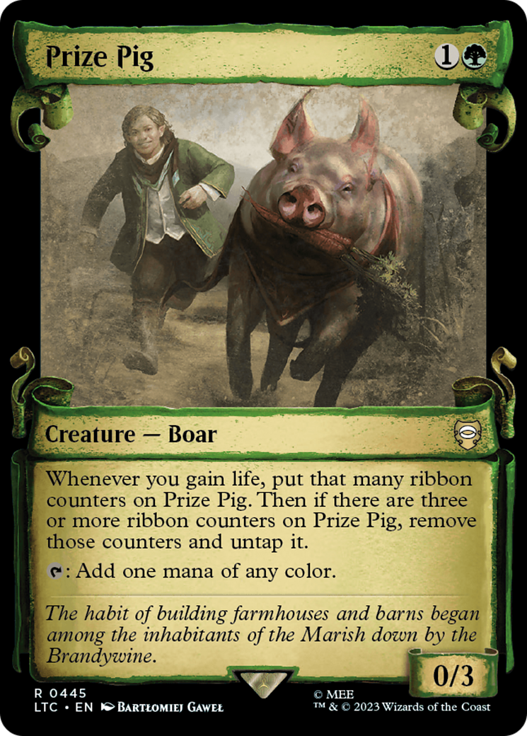 Prize Pig [The Lord of the Rings: Tales of Middle-Earth Commander Showcase Scrolls] Foil