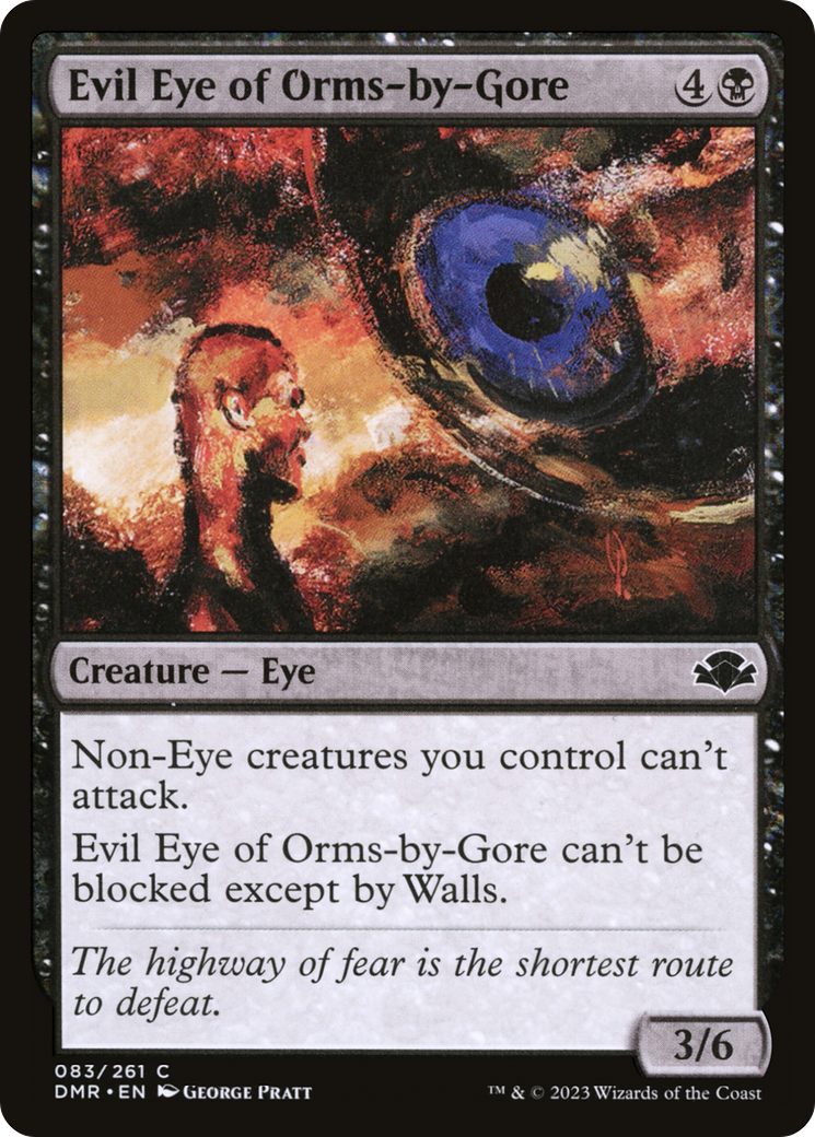 Evil Eye of Orms-by-Gore [Dominaria Remastered] Foil