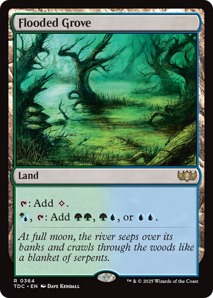 Flooded Grove (364) [Commander: Tarkir: Dragonstorm]