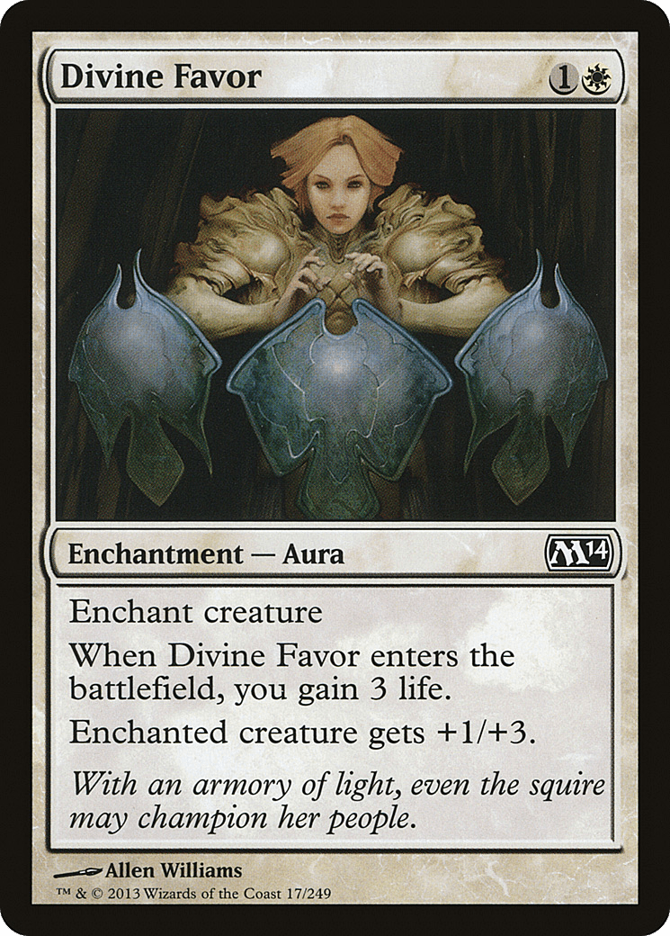 Divine Favor [Magic 2014] Foil