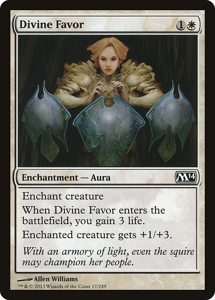 Divine Favor [Magic 2014] Foil