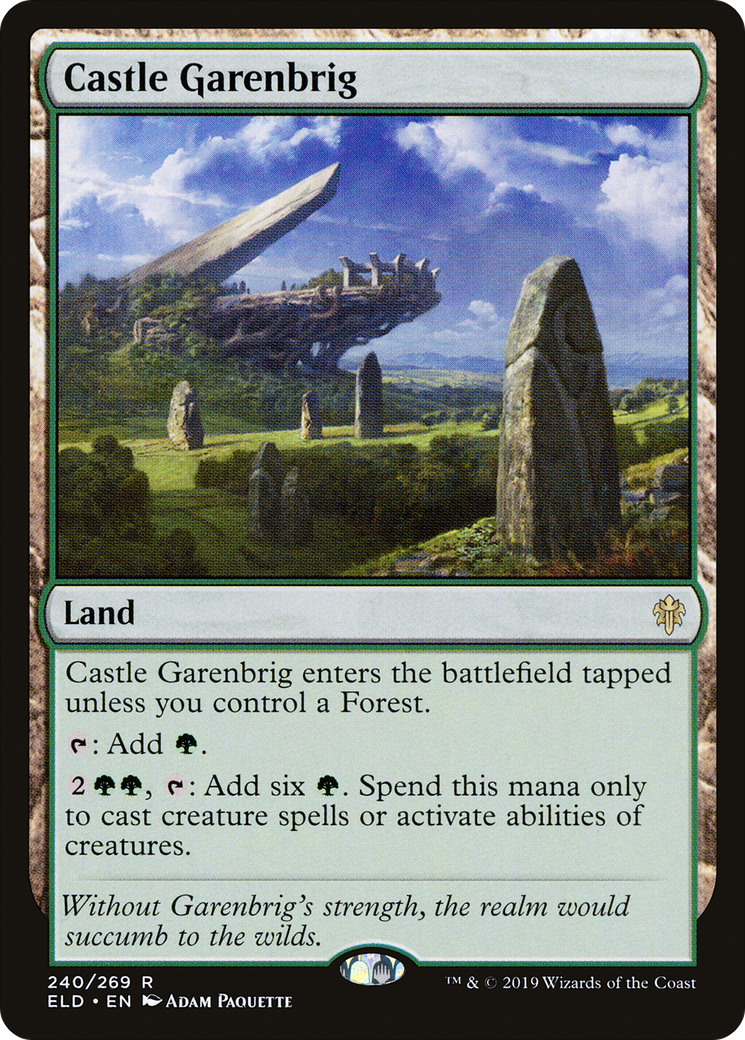 Castle Garenbrig [Throne of Eldraine] Foil