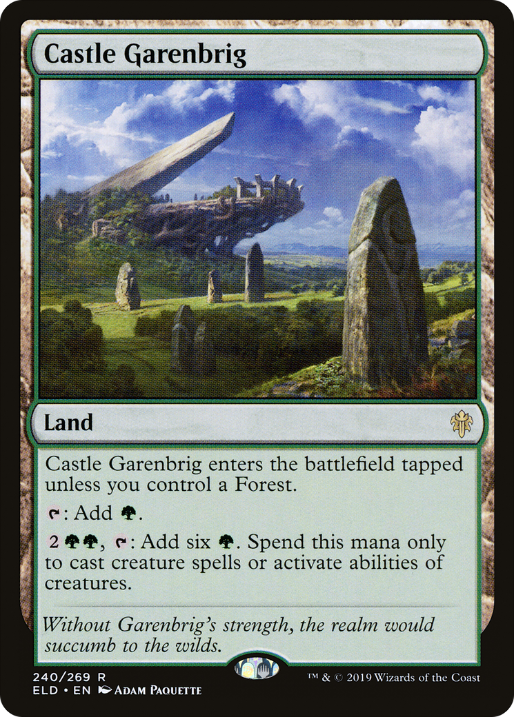 Castle Garenbrig [Throne of Eldraine] Foil
