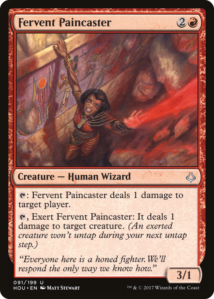 Fervent Paincaster [Hour of Devastation] Foil
