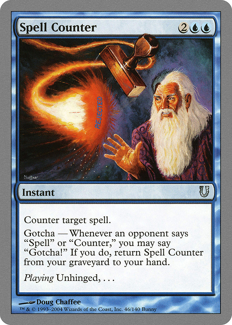 Spell Counter [Unhinged] Foil